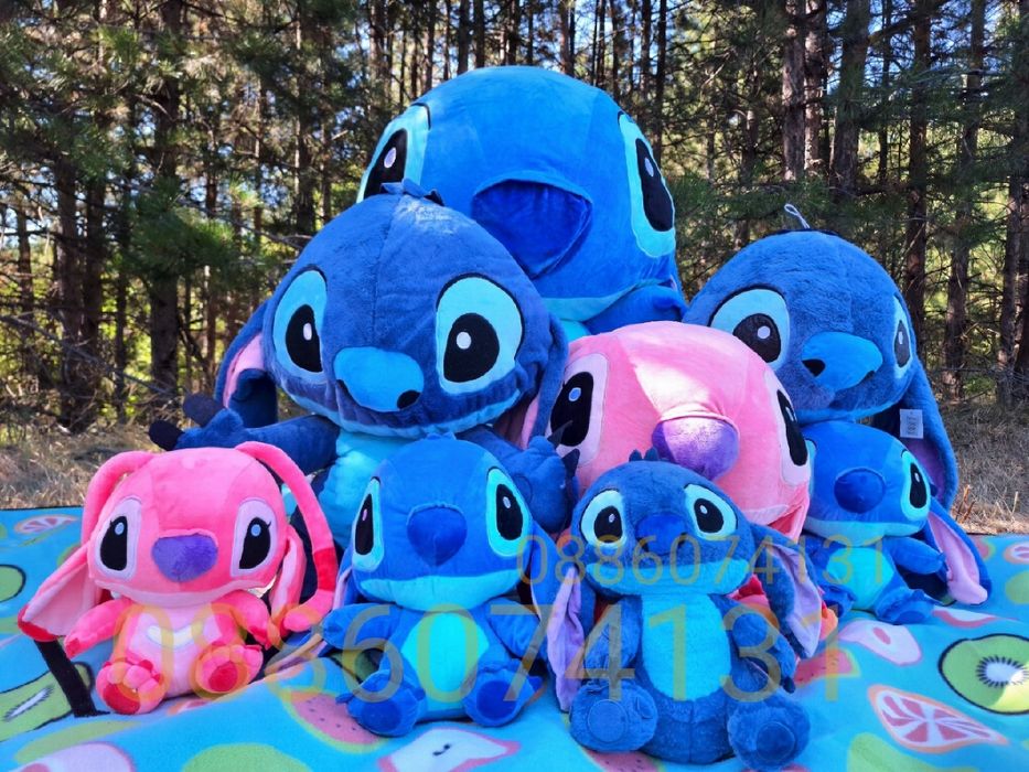 Плюшена играчка Лило и Стич, Lilo Stitch плюшени играчки 20/100см