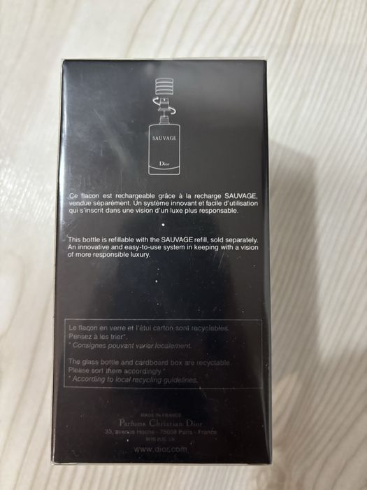 Parfum dior sauvage 100 ml cadoul ideal