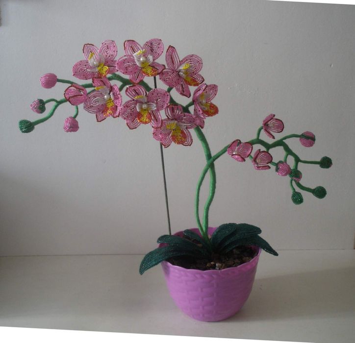 продам цветы из бисера