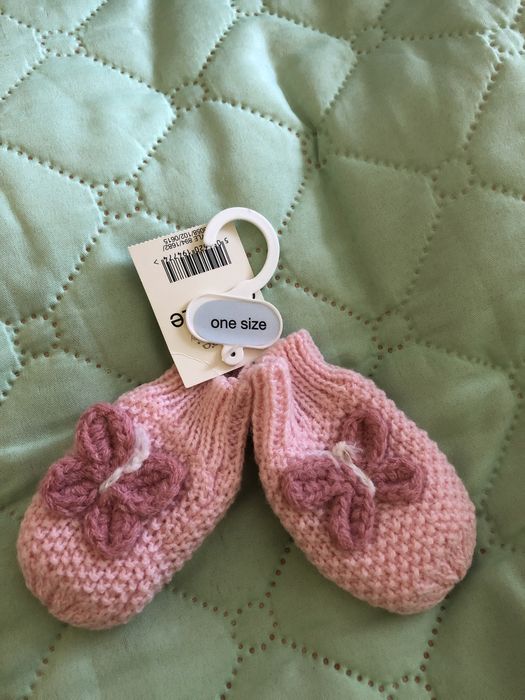 Детски дрехи-ромпър, боди, блуза, ръкавички 3-6 мес. Чисто нови