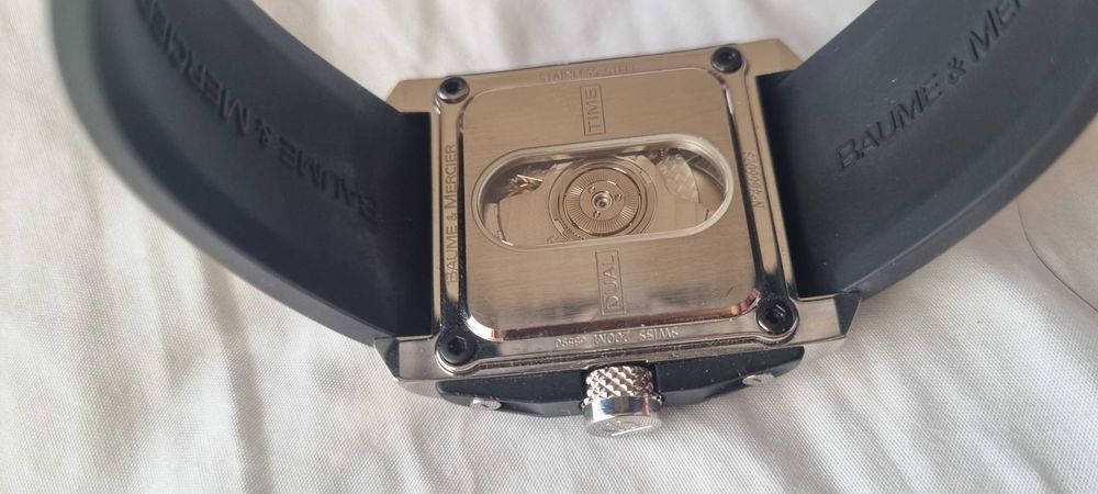 Baume & Mercier Hampton Square Magnum M0A08749 Automatic Dual Time