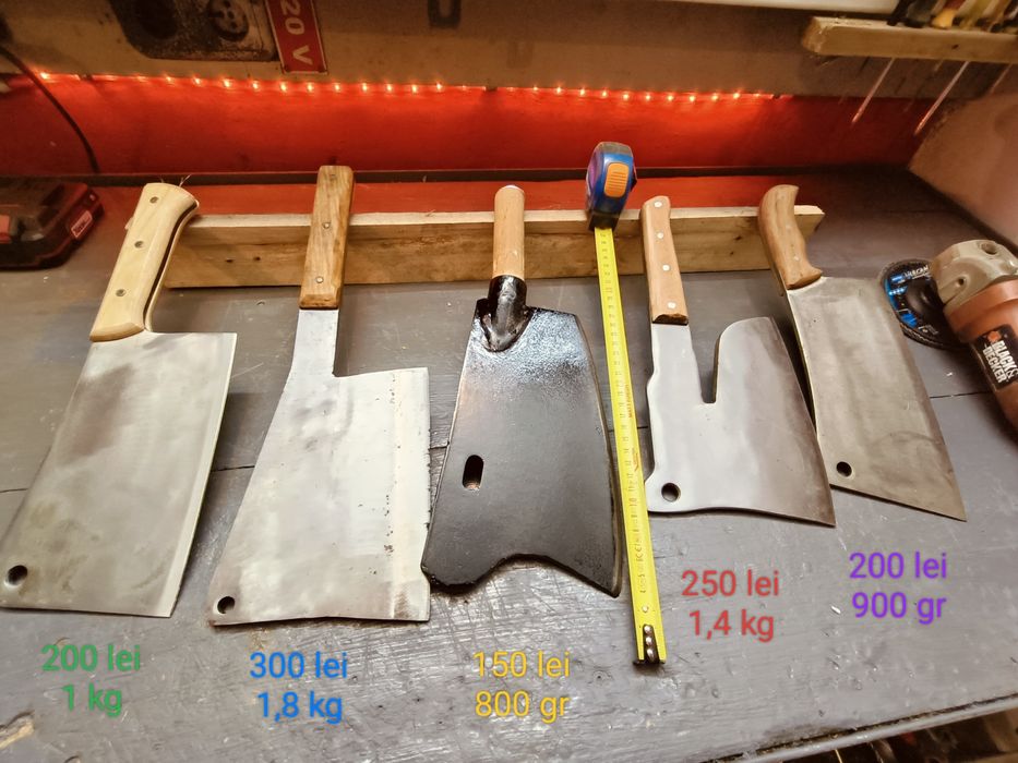 Satare ,barda macelar,cuțite macelarie