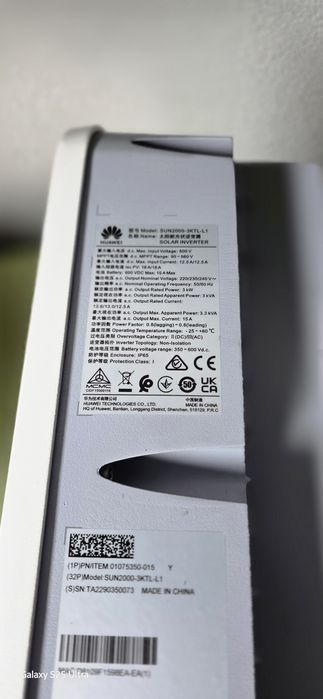 Invertor Huawei Luna 2000 3kw  hibrid monofazat