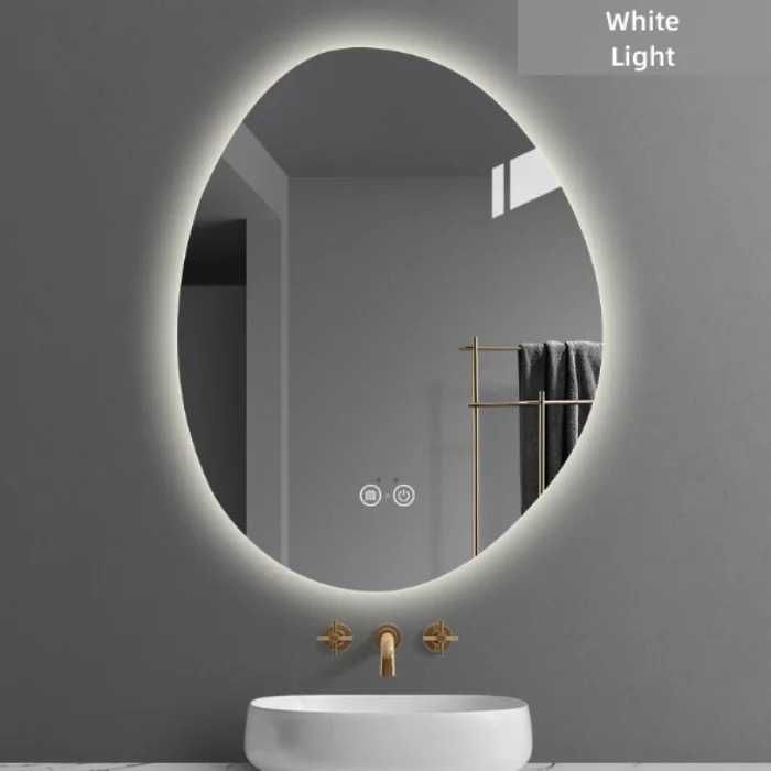 Oglinda Led 24w baie ,3 tipuri lumina,60cm x 80cm,dezaburire