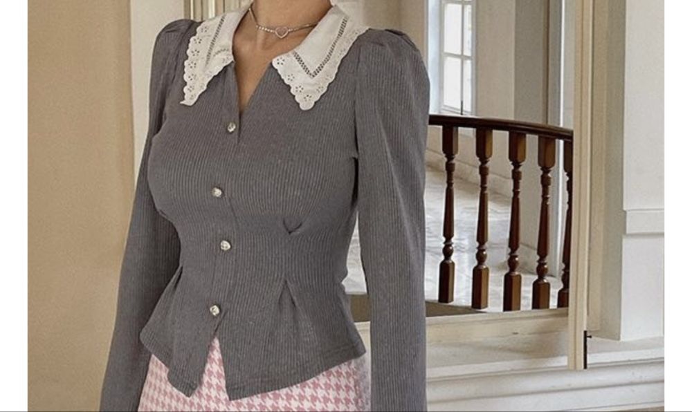 Кофта серая размер М