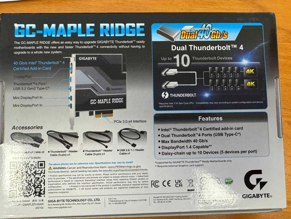Карта расширения GC-MAPLE RIDGE