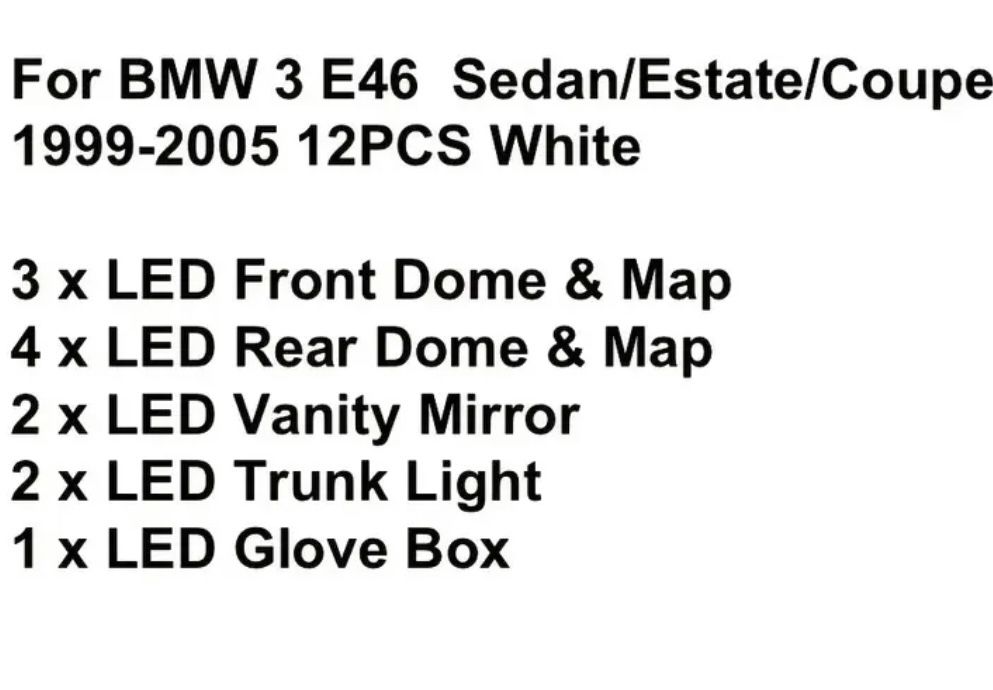 Лед крушки за Bmw e46