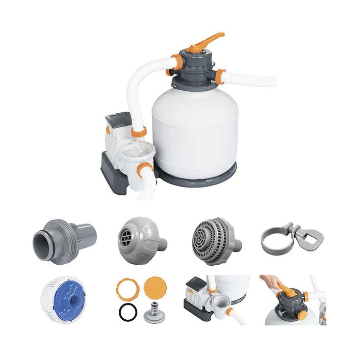 Песочный  фильтр насос на 8,3м3