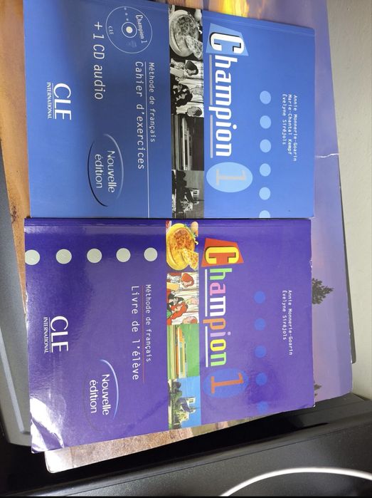 set manual limba franceza champion 1 (livre + cahier) + CD audio incl