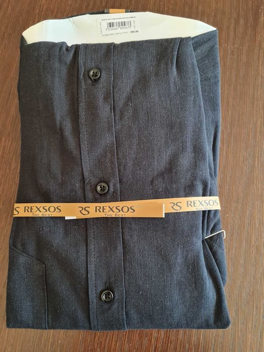 Мъжка черна риза