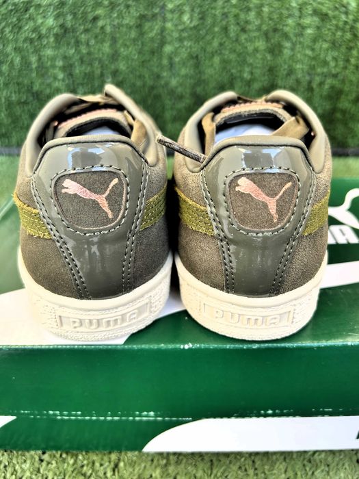sneakerși Puma, marimea 36,culoare verde avocado,Puma Suede XL Lace VR