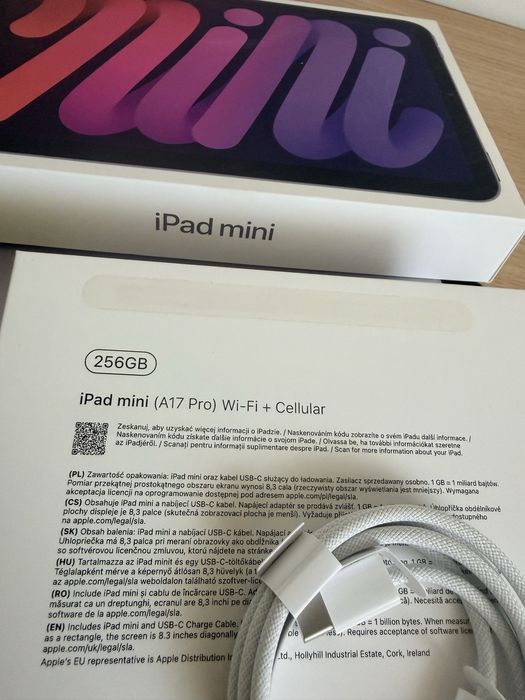Vand iPad Mini (A17 PRO) Wifi + Celular - 256 GB