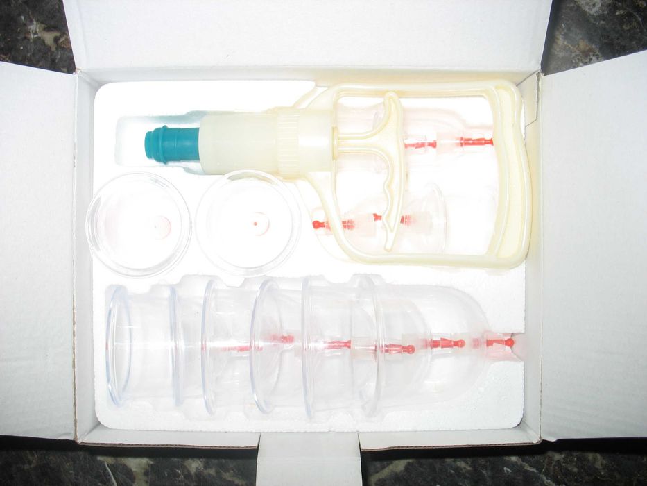 Банки вакуумные для массажа (набор)