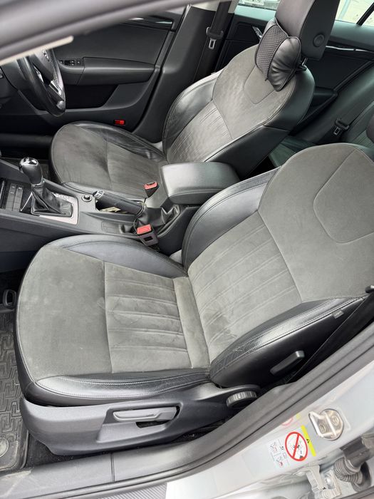 Scaune alcantara interior piele skoda octavia 3 facelift 2020