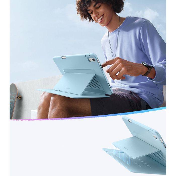 ESR Flip Hybrid Калъф за iPad Air 13″ (2024–2025) – Sky Blue