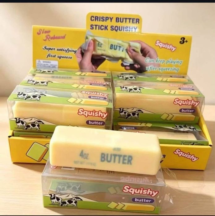 Crispy Butter Squishy Чупещо се скуиши масло бутер