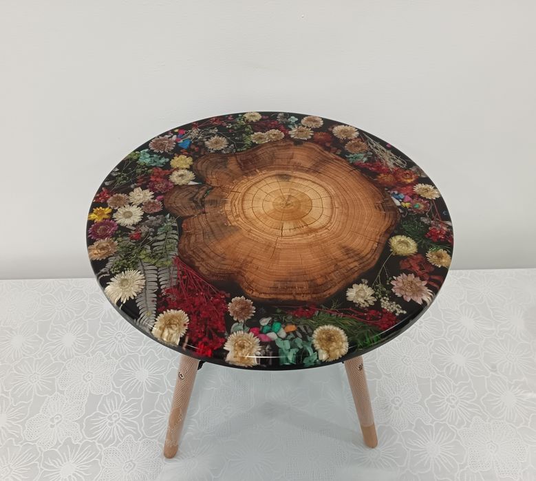 Эпоксид смолали стол