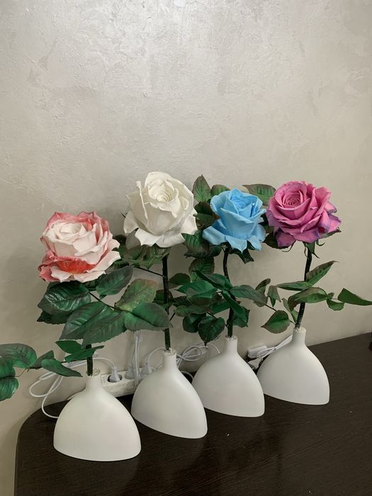 интерьерный светильник роза