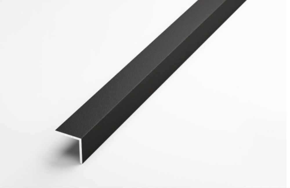 Уголок черный алюминий L образный профиль