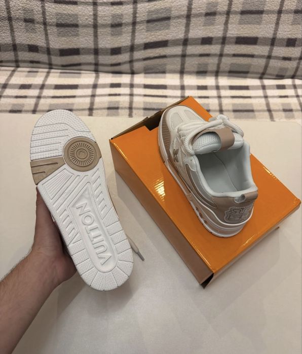 #STOC NOU# Adidasi Louis Vuitton Skate Crem