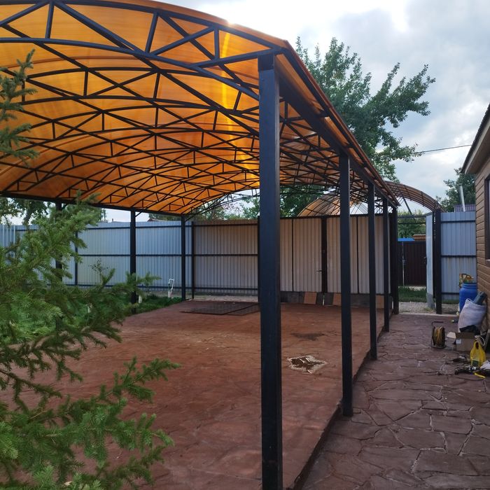 Изготовление навесов беседок