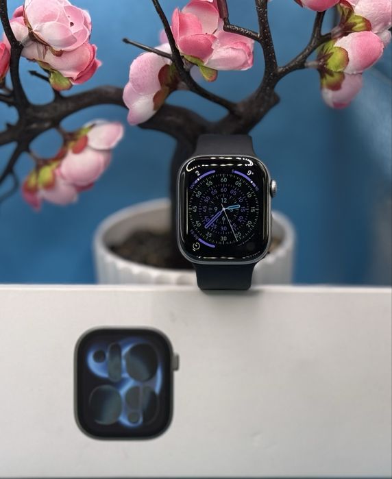 ГАРАНЦИОНЕН!!! Смарт часовник Apple Watch 11 GPS, Space Grey, 42mm