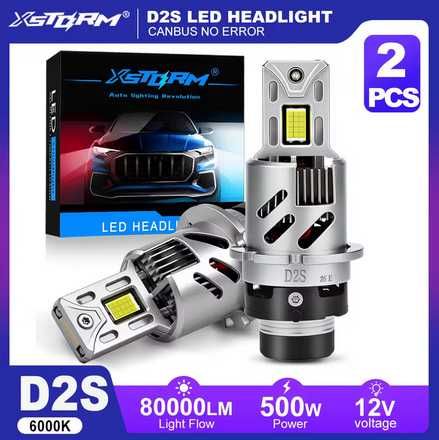XSTORM D2S LED крушки Canbus за кола 8000LM 35W