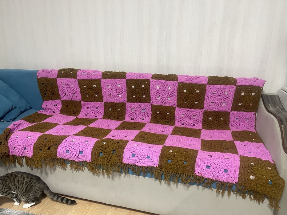 Продам плед ручной работы