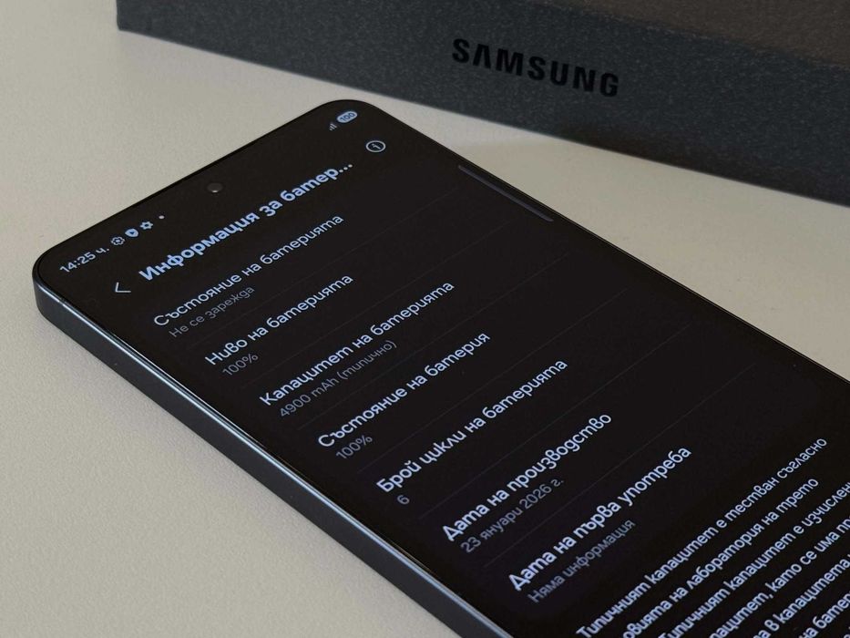 Бартер! НОВ! Samsung Galaxy S26+ Plus Black (Черен) 6 Цикъла на батерията.