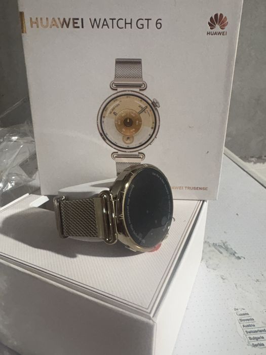 Чисто нов Huawei Watch GT 6 (41mm) Milanese Gold / Запечатан с кутия