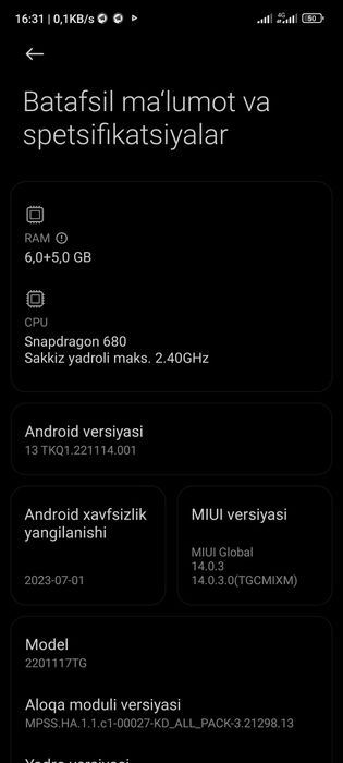 Redmi note 11  srochne