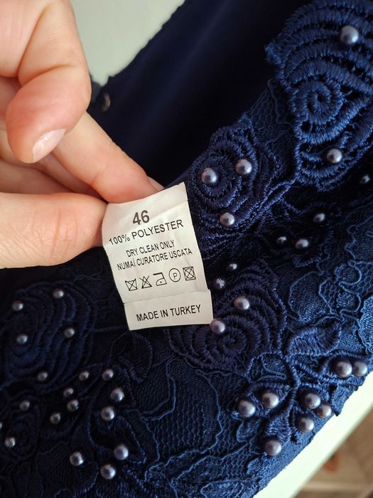 Rochie cu voal de matase