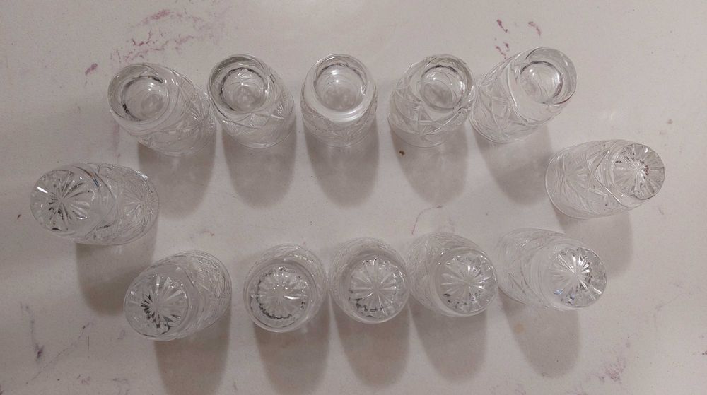 Рюмки хрустальные. Стопки хрусталь