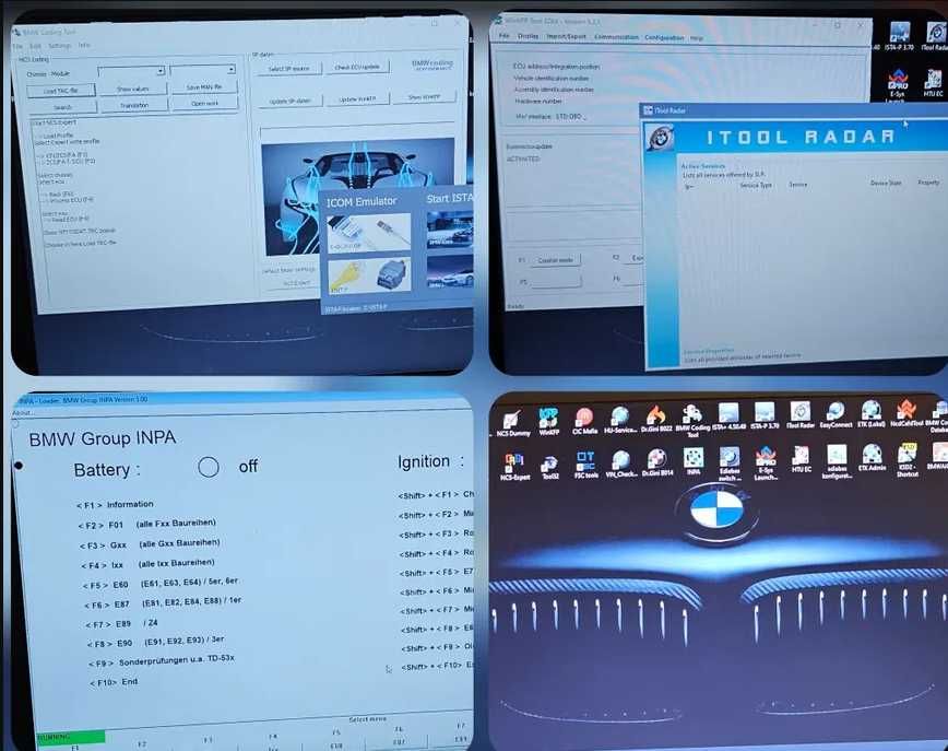 SSD 1 TB programe diagnoza Bmw Ista Esys Inpa Fsctools Ncs Winkfp