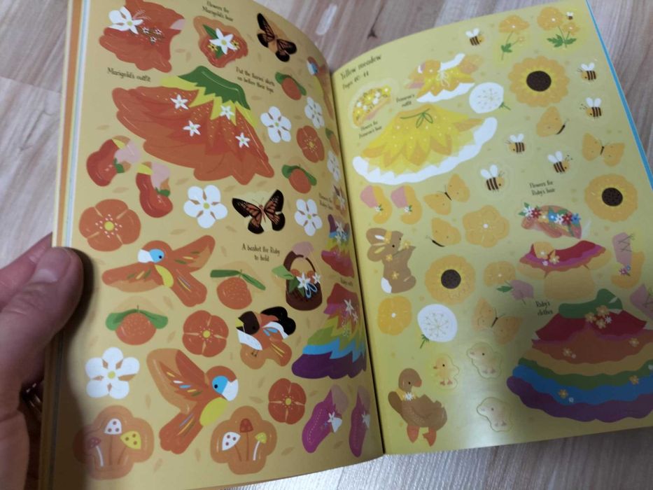 Carte cu stickere pt copii Usborne