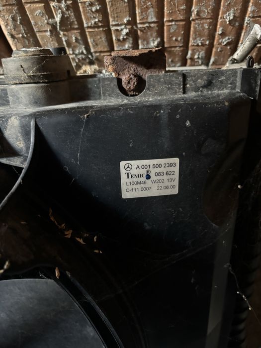 Electroventilator/ termocupla Mercedes W202