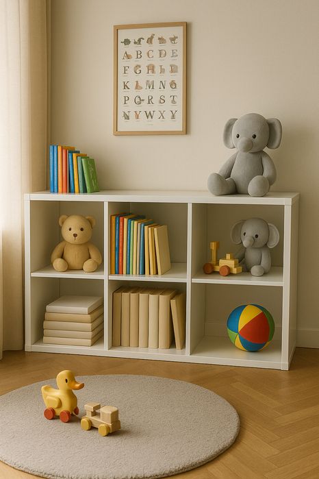 Полки для игрушек, стеллаж для игрушек