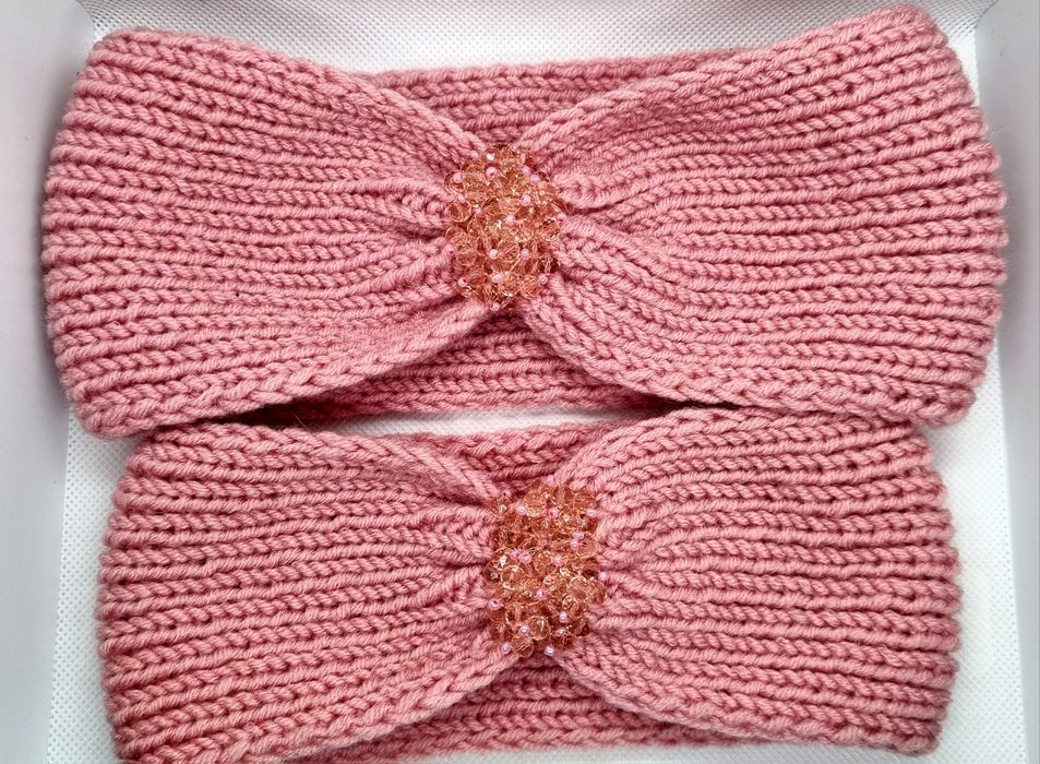 Дамска и детска плетена лента със стъклени кристали