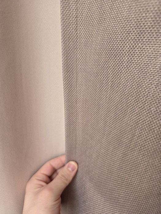 Vand galerie dubla cu perdele si draperii blackout incluse