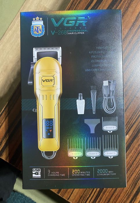 Masina de tuns VGR V-268 PROFESIONALĂ - Sigulata - autonomie 200 min