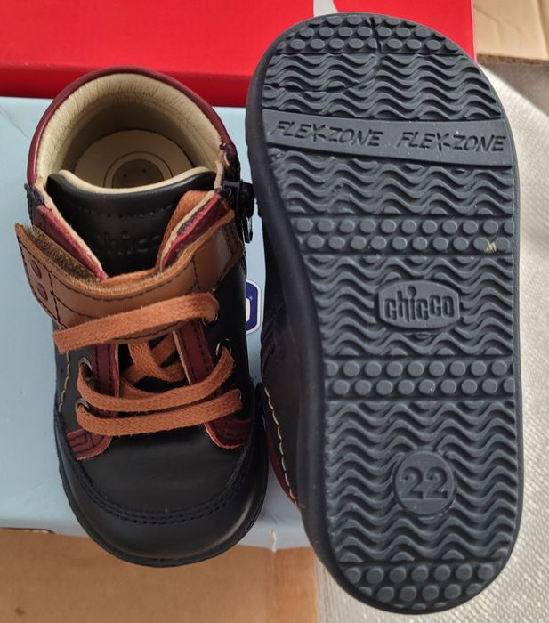 Ghete primavara Chicco baietel marimea 22 piele