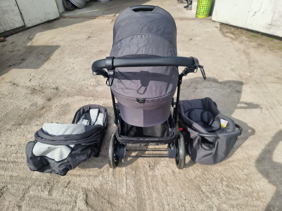 Căruț 3 in 1 Krausman Max Grey