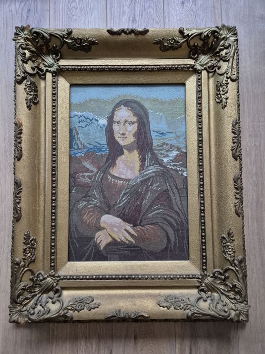 Гоблени, шити от двете страни, ДМЦ конци