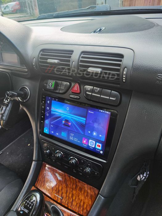 Mercedes W203 9" Мултимедия / Android 14 Мерцедес Ц C-Class Навигация