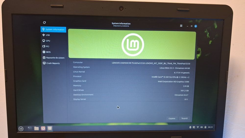 Laptop Lenovo ThinkPad de Buget i 5