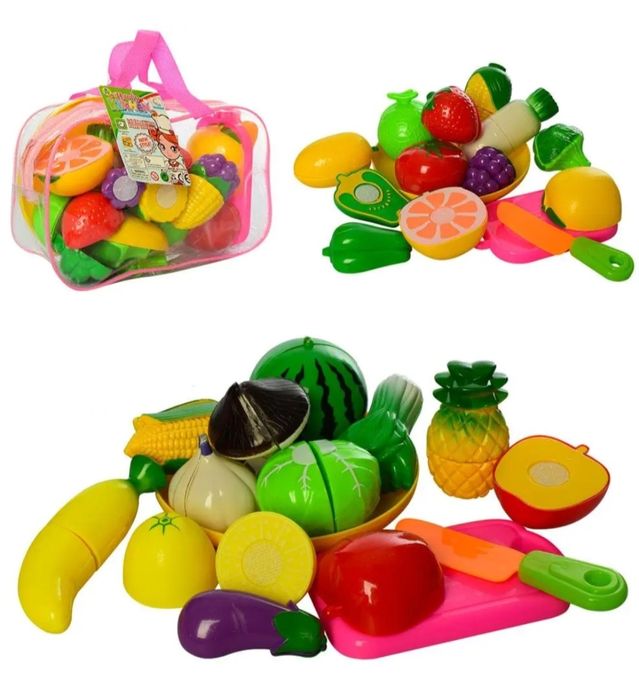 Набор Фрукты и Овощи на липучке