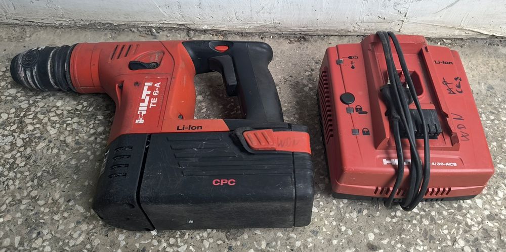 HILTI TE 6-A,с батерия и зарядно