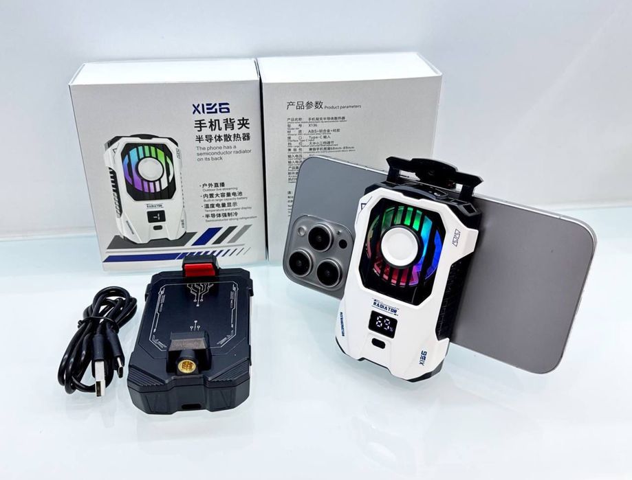 Кулер на Телефон / Охлаждающий кулер / вентилятор на телефон