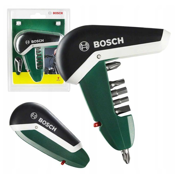 Bosch-комплект отвертка и битове, Pocket 7,бърз ремонт на велосипеди