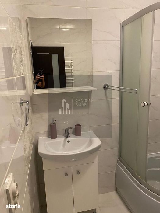 Apartament de inchiriat 2 camere etaj 1 centrala proprie bloc nou